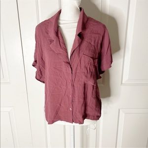 Aritzia Wilfred Shawna Top Mauve (L)